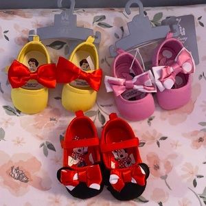 Disney store baby shoes.